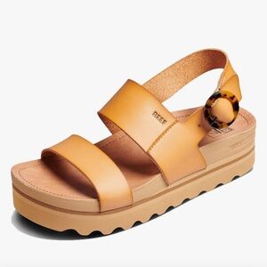 Reef Women's Tan Platform Sandals